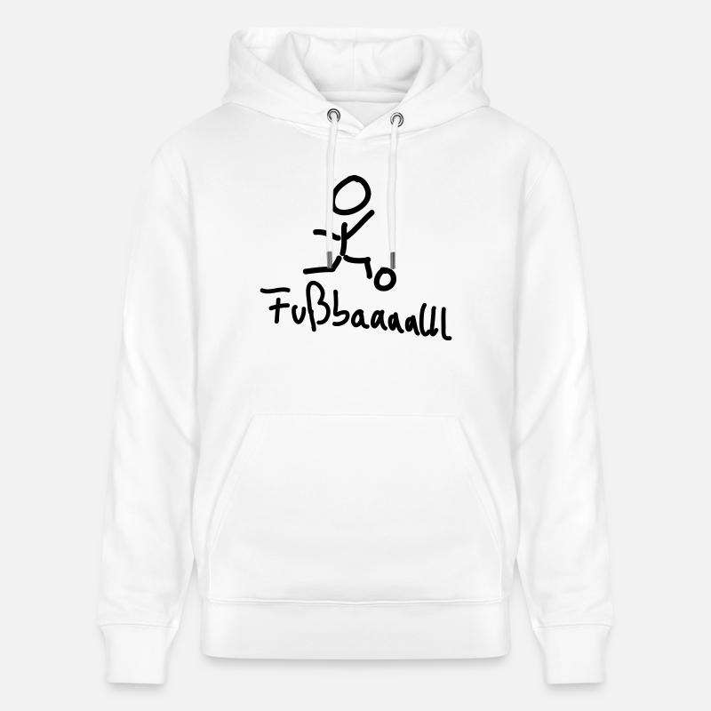 fußball - Stanley/Stella Unisex Bio-Hoodie CRUISER  - Weiß