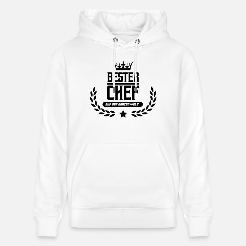 Meilleur chef du monde - Sweat à capuche bio CRUISER Stanley/Stella Unisexe - blanc
