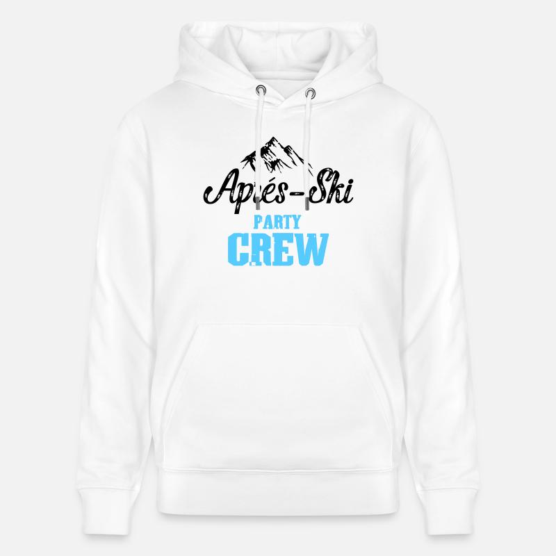 apres skiparty crew - Stanley/Stella Unisex Bio-Hoodie CRUISER  - Weiß