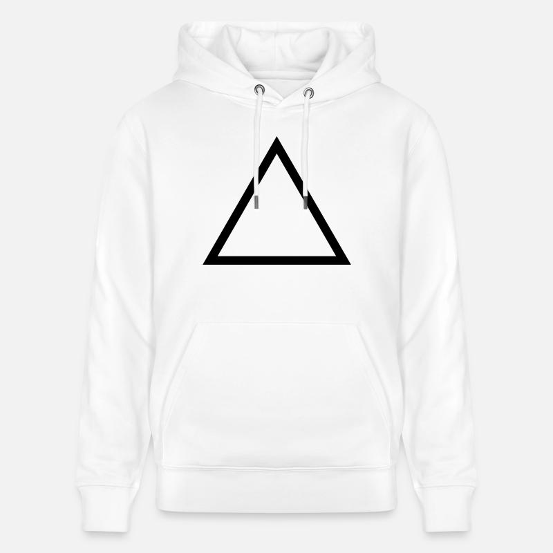 triangle - Sweat à capuche bio CRUISER Stanley/Stella Unisexe - blanc