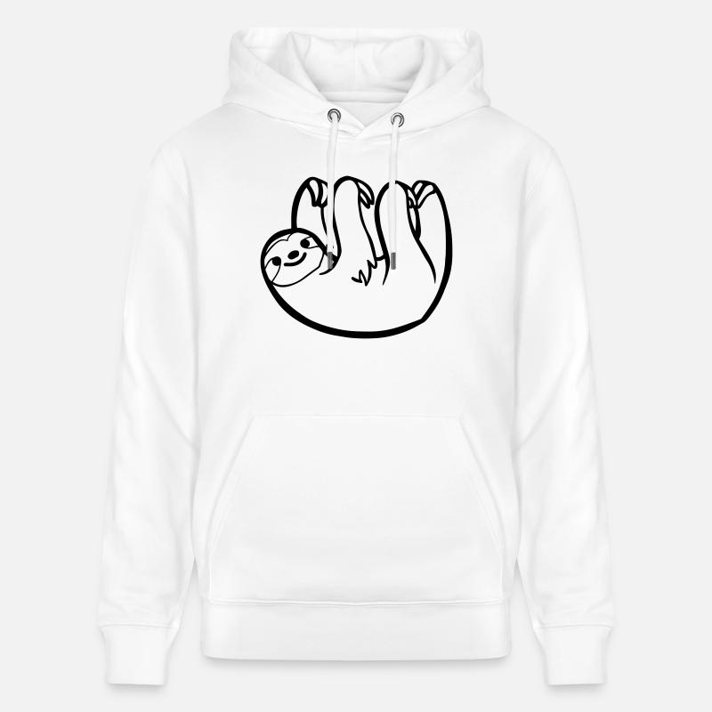Faultier - Stanley/Stella Unisex Bio-Hoodie CRUISER  - Weiß
