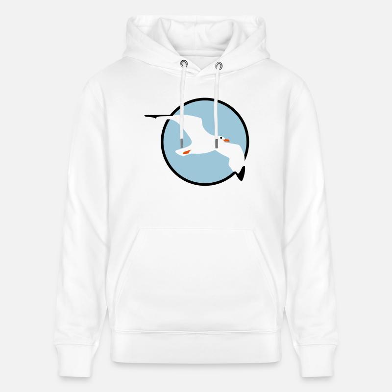 moewe_b - Sweat à capuche bio CRUISER Stanley/Stella Unisexe - blanc