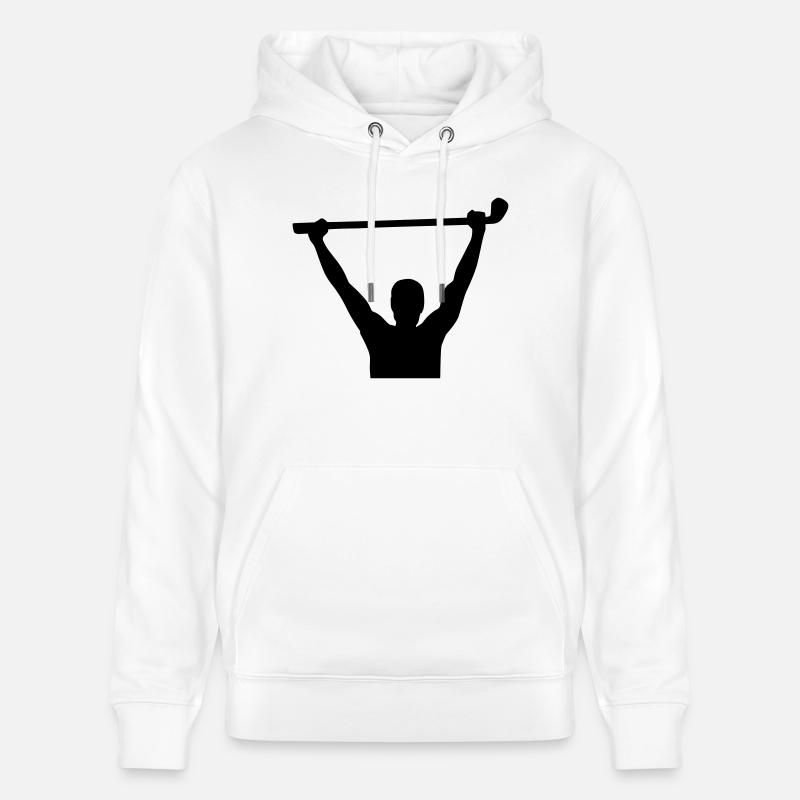 Golf - Sweat à capuche bio CRUISER Stanley/Stella Unisexe - blanc