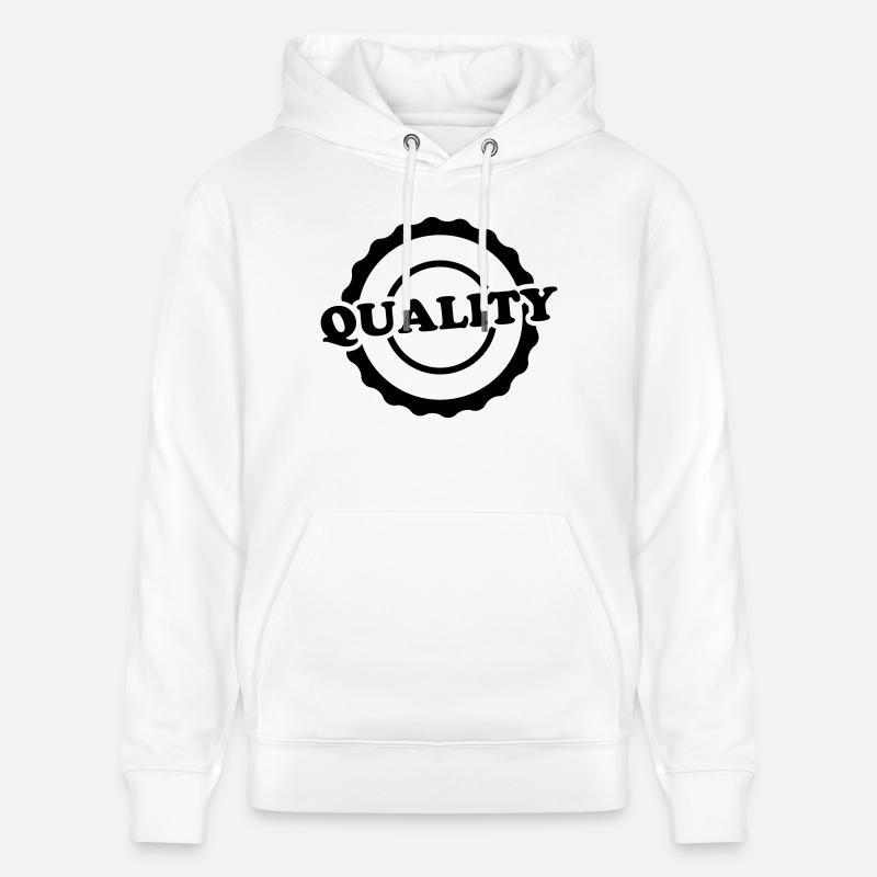 Cool Quality Design - Sweat à capuche bio CRUISER Stanley/Stella Unisexe - blanc