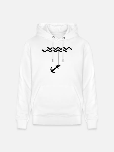 Anker - Stanley/Stella Unisex Bio-Hoodie CRUISER  - Weiß