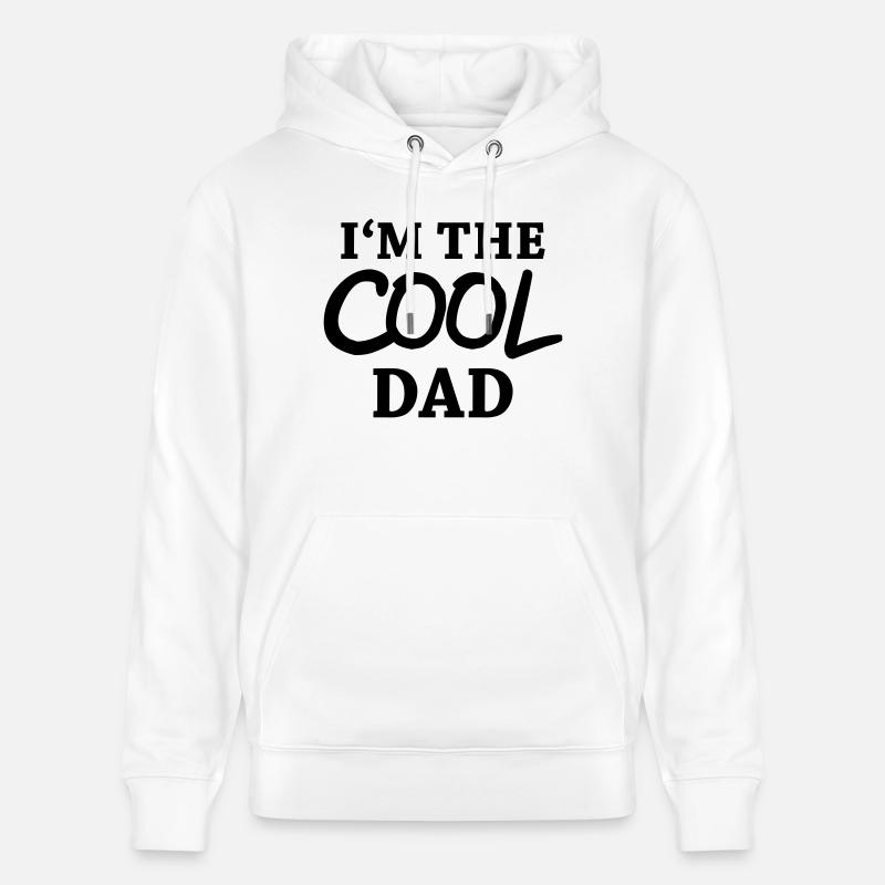 I'm the cool dad - Sweat à capuche bio CRUISER Stanley/Stella Unisexe - blanc