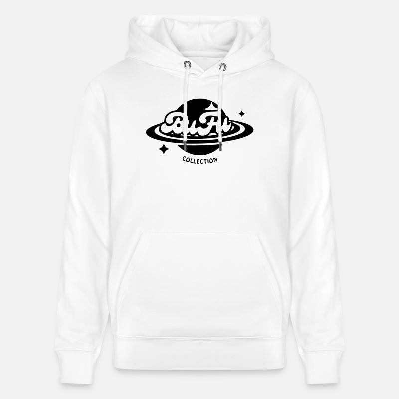 Planète Bufu - Sweat à capuche bio CRUISER Stanley/Stella Unisexe - blanc