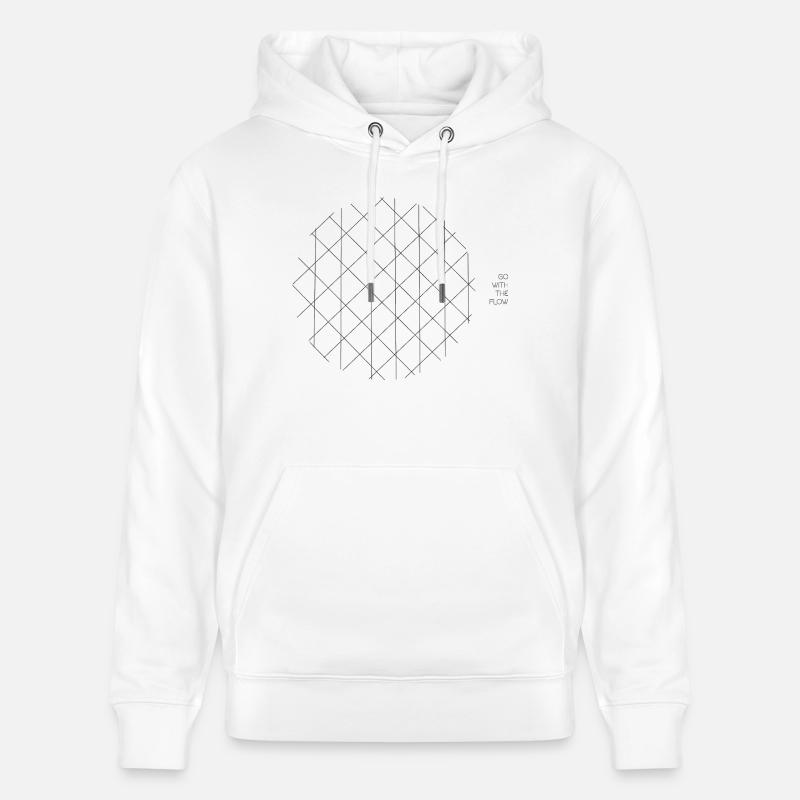 Lignes - Sweat à capuche bio CRUISER Stanley/Stella Unisexe - blanc