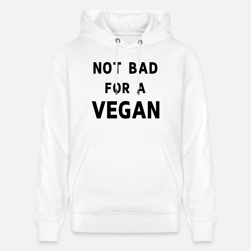 Pas mal pour un vegan - Sweat à capuche bio CRUISER Stanley/Stella Unisexe - blanc