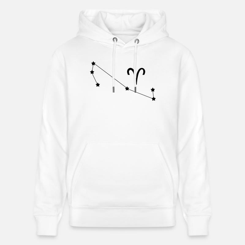 Constellation du Zodiaque - Sweat à capuche bio CRUISER Stanley/Stella Unisexe - blanc