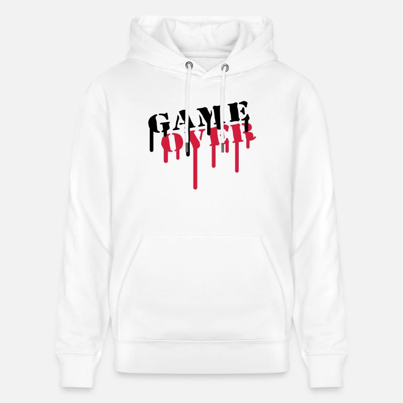 game_over - Sweat à capuche bio CRUISER Stanley/Stella Unisexe - blanc