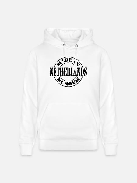 made in netherlands m1k2 - Stanley/Stella CRUISER Unisex Organic Hoodie - white