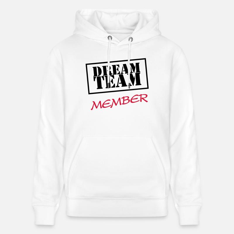 Dream Team Member - Sweat à capuche bio CRUISER Stanley/Stella Unisexe - blanc