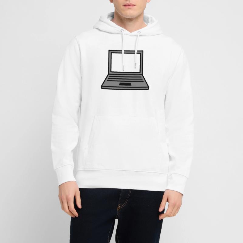 computer laptop notebook pc write screen mobile ta Stanley/Stella CRUISER Unisex Organic Hoodie