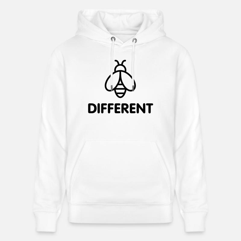 Bee Different - Sweat à capuche bio CRUISER Stanley/Stella Unisexe - blanc