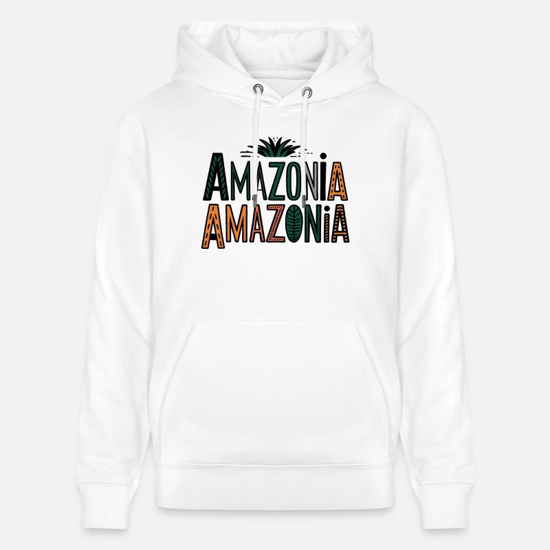 Amazonia - Sweat à capuche bio CRUISER Stanley/Stella Unisexe - blanc
