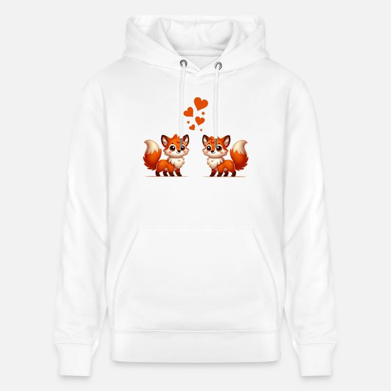 Fox Comic Love - Sweat à capuche bio CRUISER Stanley/Stella Unisexe - blanc