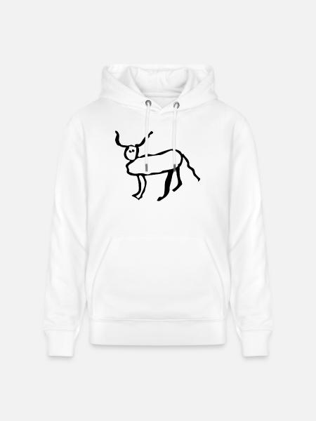 Coucou petite perruche - Sweat à capuche bio CRUISER Stanley/Stella Unisexe - blanc