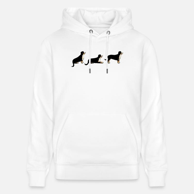 space standing empty - Sweat à capuche bio CRUISER Stanley/Stella Unisexe - blanc