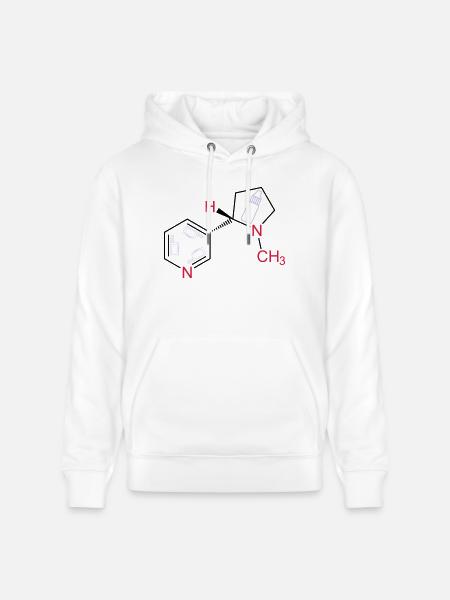Vaping Nikotin-Nicotine - Stanley/Stella Unisex Bio-Hoodie CRUISER - Weiß