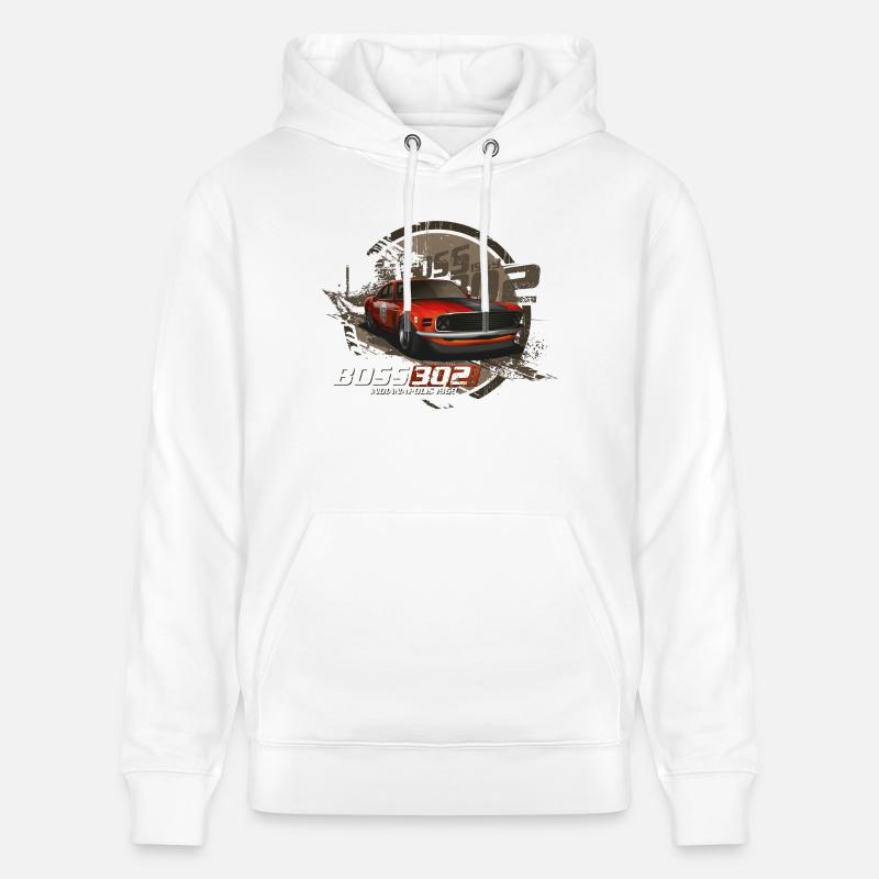 Boss 302 - Sweat à capuche bio CRUISER Stanley/Stella Unisexe - blanc