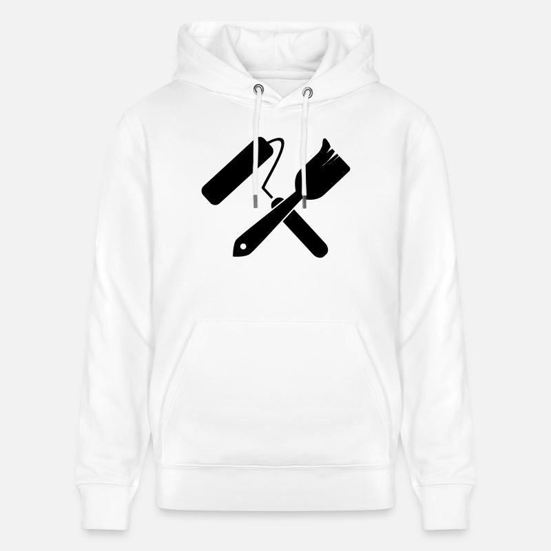 Lackierer Tools - Stanley/Stella Unisex Bio-Hoodie CRUISER  - Weiß