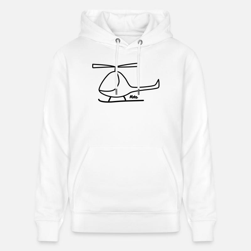 Hubschrauber - Sweat à capuche bio CRUISER Stanley/Stella Unisexe - blanc