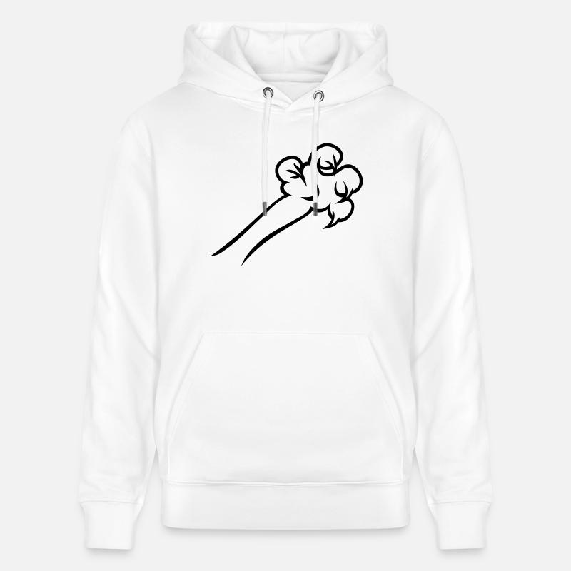 griffes / griffes (1c) - Sweat à capuche bio CRUISER Stanley/Stella Unisexe - blanc