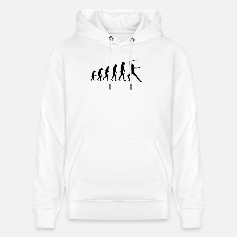 Evolution Swordsman - Sweat à capuche bio CRUISER Stanley/Stella Unisexe - blanc
