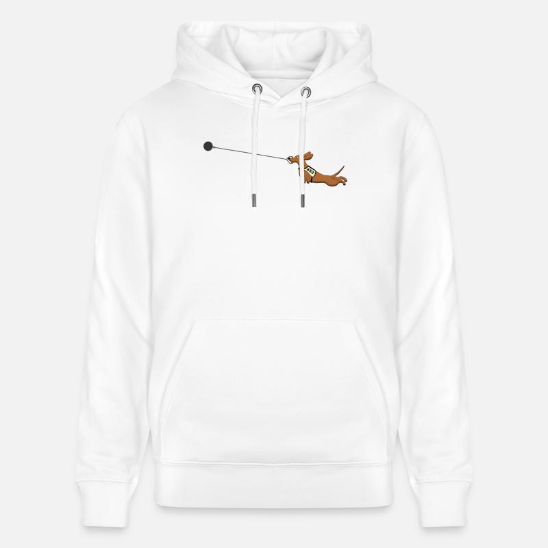 Lancer du marteau - Sweat à capuche bio CRUISER Stanley/Stella Unisexe - blanc