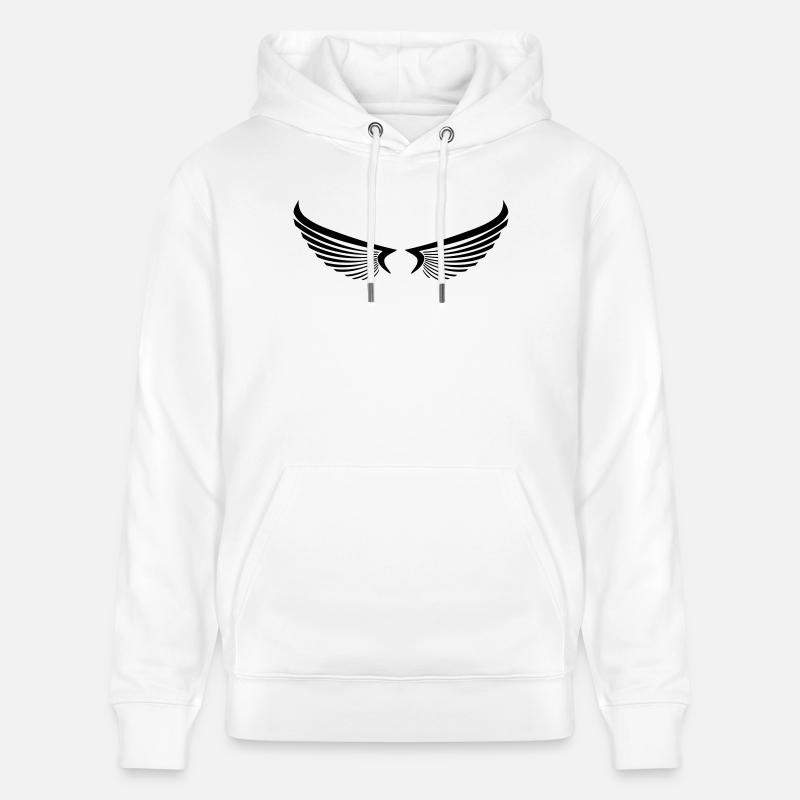 aile tribal - Sweat à capuche bio CRUISER Stanley/Stella Unisexe - blanc