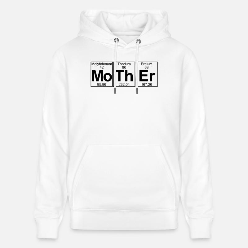 MoTh-Er (mother) - Full - Sweat à capuche bio CRUISER Stanley/Stella Unisexe - blanc