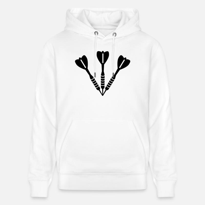 Darts - Sweat à capuche bio CRUISER Stanley/Stella Unisexe - blanc