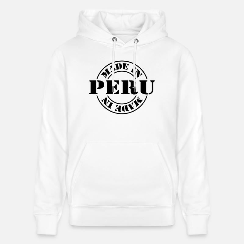 made in peru m1k2 - Sweat à capuche bio CRUISER Stanley/Stella Unisexe - blanc