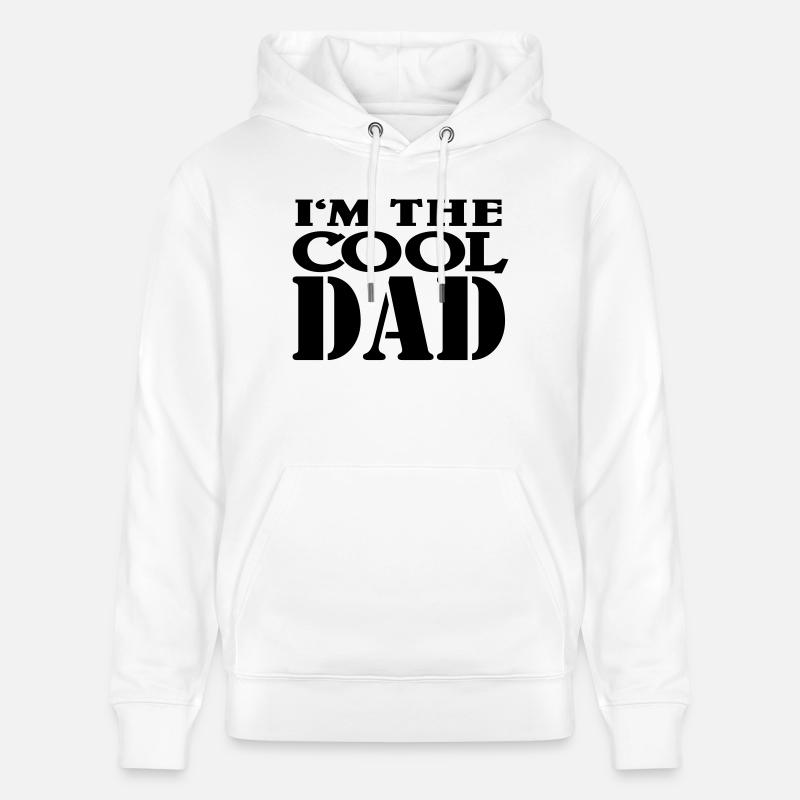 I'm the cool Dad - Stanley/Stella Unisex Bio-Hoodie CRUISER  - Weiß