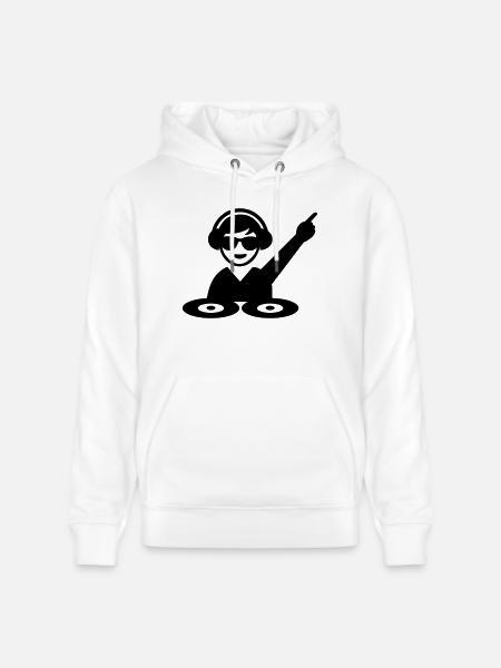 DJ - Stanley/Stella CRUISER Unisex Organic Hoodie - white