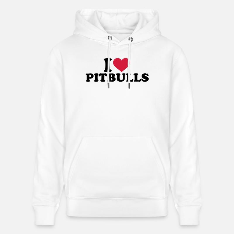 Pitbull - Stanley/Stella Unisex Bio-Hoodie CRUISER  - Weiß