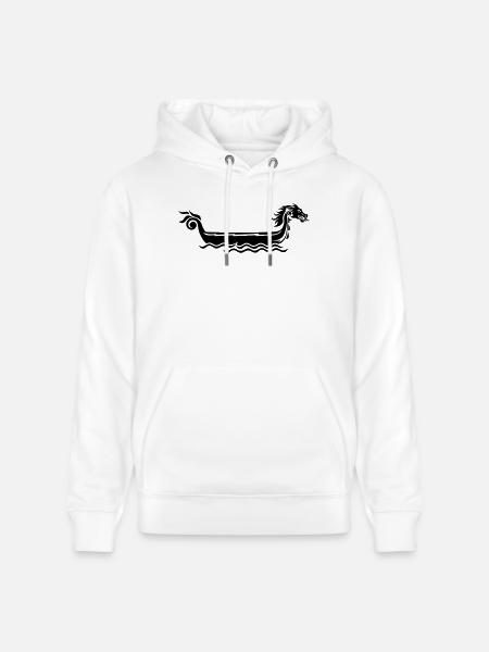 Drachenboot - Stanley/Stella Unisex Bio-Hoodie CRUISER - Weiß