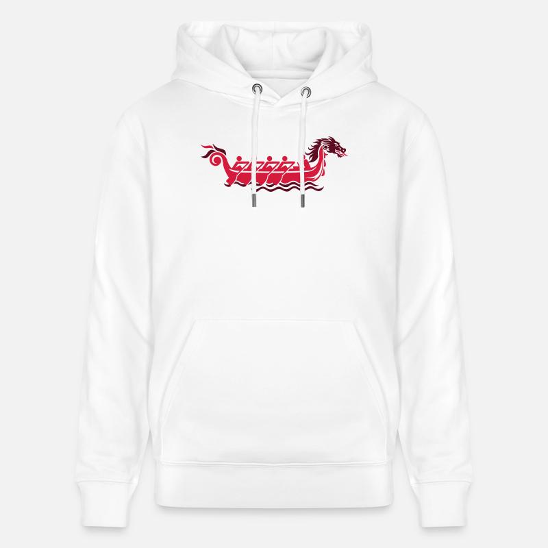 Drachenboot - Stanley/Stella Unisex Bio-Hoodie CRUISER  - Weiß