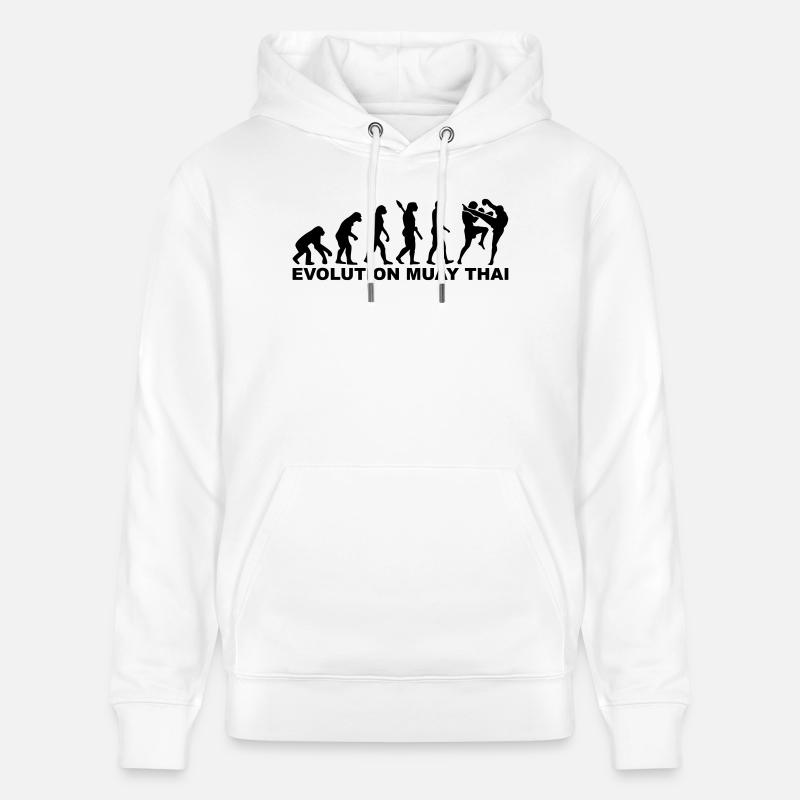 Evolution Muay Thai - Stanley/Stella CRUISER Unisex Organic Hoodie - white