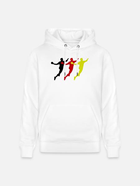 Handball players Germany - Stanley/Stella CRUISER Unisex Organic Hoodie - white