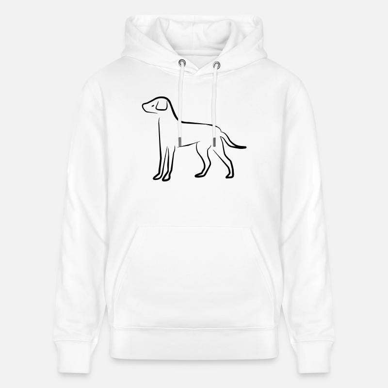 Chien - Sweat à capuche bio CRUISER Stanley/Stella Unisexe - blanc