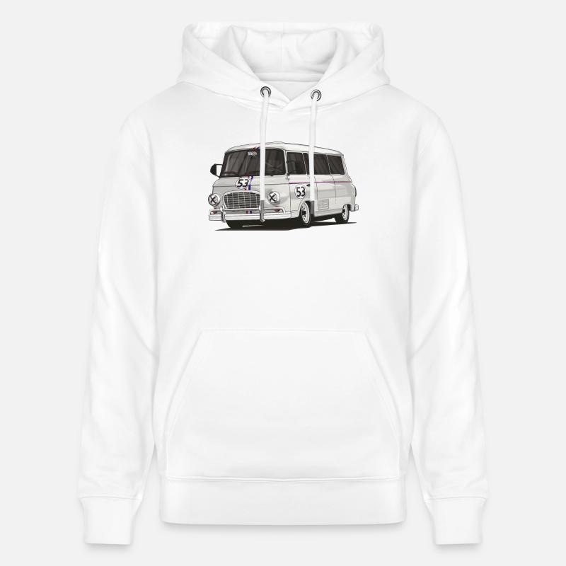Barkas B1000 // Illustration - Sweat à capuche bio CRUISER Stanley/Stella Unisexe - blanc