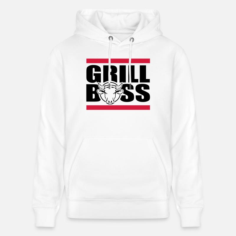 griller - Sweat à capuche bio CRUISER Stanley/Stella Unisexe - blanc