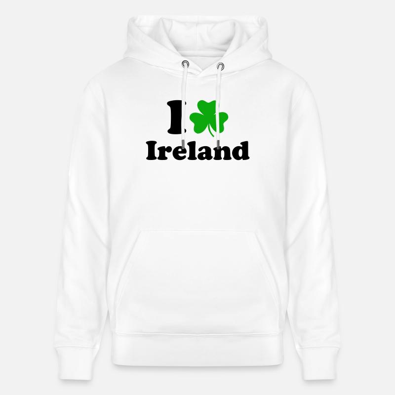 Ireland - Sweat à capuche bio CRUISER Stanley/Stella Unisexe - blanc
