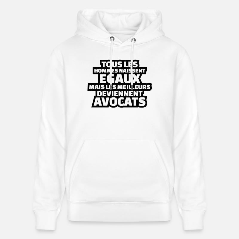 les meilleurs deviennent avocats - Sweat à capuche bio CRUISER Stanley/Stella Unisexe - blanc