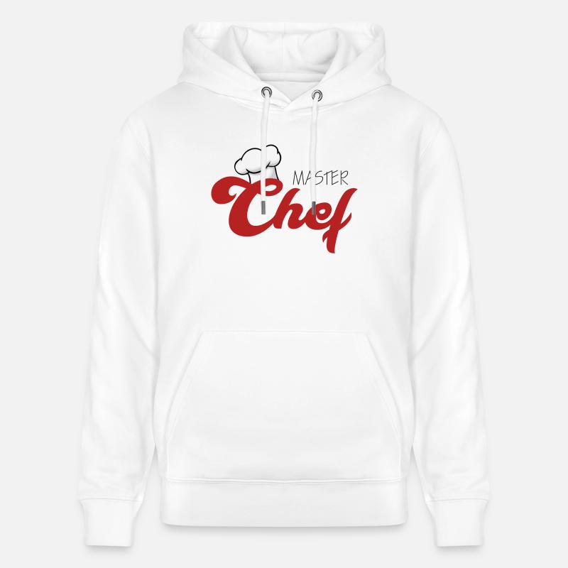 Cuisinier / Chef: Master Chef - Sweat à capuche bio CRUISER Stanley/Stella Unisexe - blanc