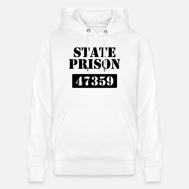 State Prison - Sweat à capuche bio CRUISER Stanley/Stella Unisexe - blanc