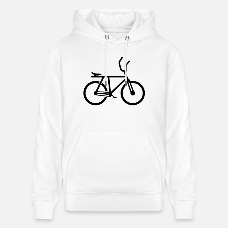 Cycle ball - Sweat à capuche bio CRUISER Stanley/Stella Unisexe - blanc