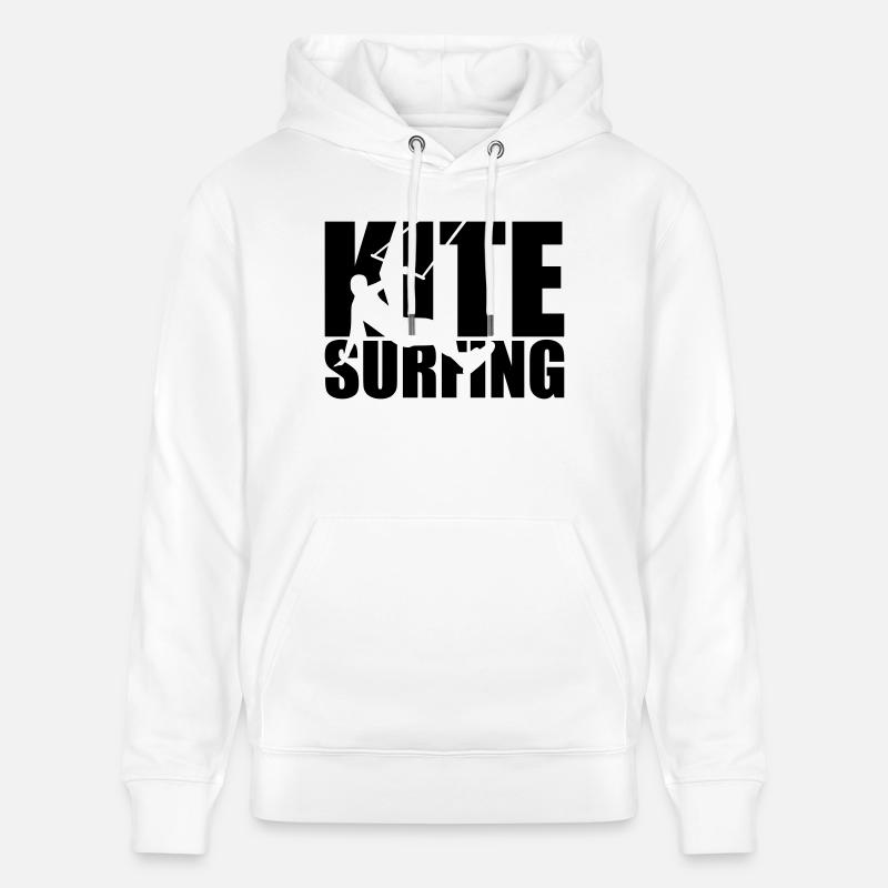 Kitesurfing - Sweat à capuche bio CRUISER Stanley/Stella Unisexe - blanc